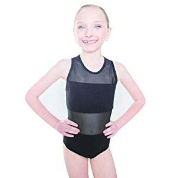 HDW Dancewear Mesh Detail Leotard - Picture 1 of 2